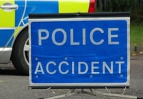 A377 closed due to overturned car between Morchard Road and Lapford
