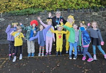 Spots and stripes at Yeoford for Children in Need
