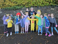 Spots and stripes at Yeoford for Children in Need
