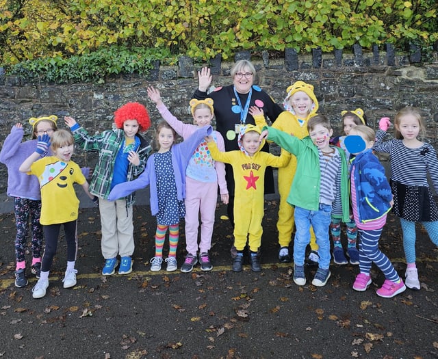 Spots and stripes at Yeoford for Children in Need
