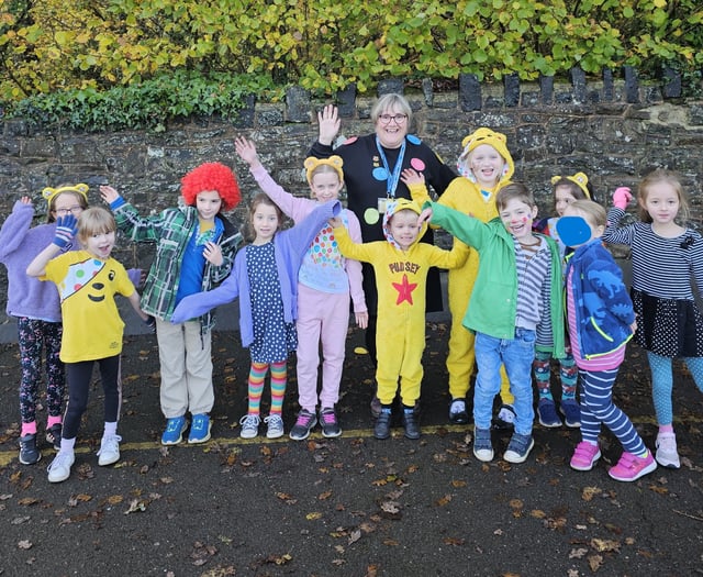 Spots and stripes at Yeoford for Children in Need
