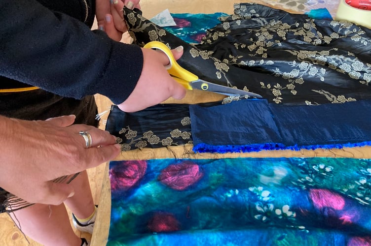 During a previous PatchworkCrediton workshop.