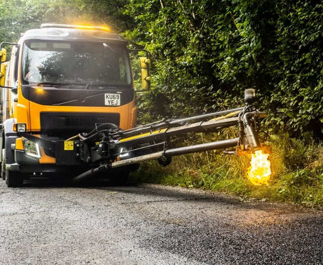 Devon’s Dragon Patchers flying through pothole repairs
