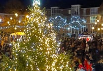 Fun for all before and after Crediton’s Christmas Lights Switch-On
