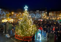 Fun for all before and after Crediton’s Christmas Lights Switch-On
