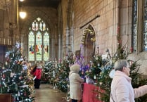 Crediton Church Christmas Tree Festival starts the festive season
