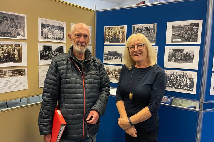 Crediton Museum staged a special exhibition for the Late Night Shopping and Christmas Lights Switch-On.  AQ 0895