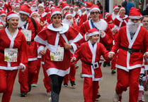 Start your Christmas season with Exeter’s Santa Run
