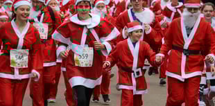Start your Christmas season with Exeter’s Santa Run
