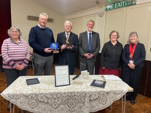 Tributes aplenty to Sandford Parish Clerk who has clocked up 40 years
