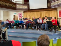 Crediton Uke3a group entertained members of the Causeway group 