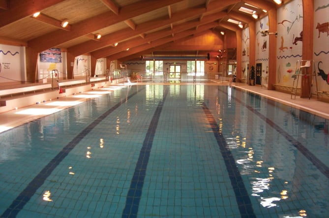 The main pool at Lords Meadow Leisure Centre.
