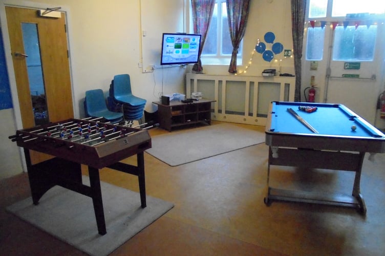 Some of the equipment at Big Top Chill and Chat Youth Club.
          