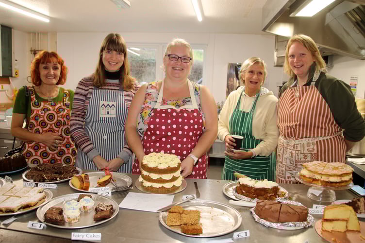 The Craft Fair Cafe was very busy and raised £643 for The Friends of Sandford School.  AQ 2788