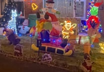 Christmas lights display at Sandford lit this year for FORCE
