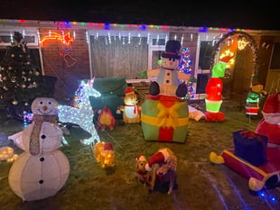Christmas lights display at Sandford lit until January 6 for FORCE
