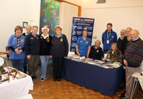 Crediton and District Lions Christmas Craft Table Top Sale success
