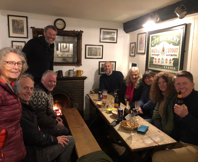 The Drewe Arms Community Society get the keys to the pub!
