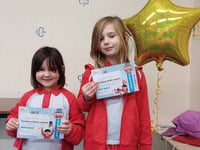 Gold Award for Crediton Rainbow Anabelle and Silver for Sophia
