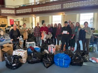 Crediton residents proved they had a heart with clothes for refugees
