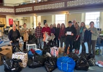 Crediton residents proved they had a heart with clothes for refugees
