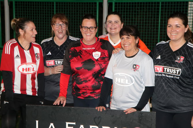 Members of the Exeter City Women’s Walking Football team.
