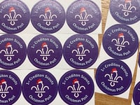 1st Crediton Scouts Christmas Postage stamps now available

