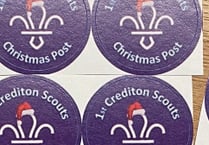 1st Crediton Scouts Christmas Postage stamps now available
