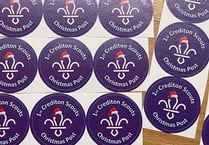 1st Crediton Scouts Christmas Postage stamps now available
