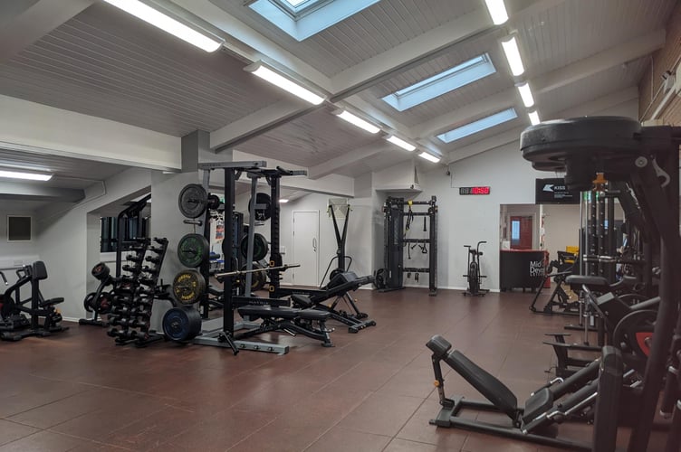 A refit in the weights area at Lords Meadow Leisure Centre.