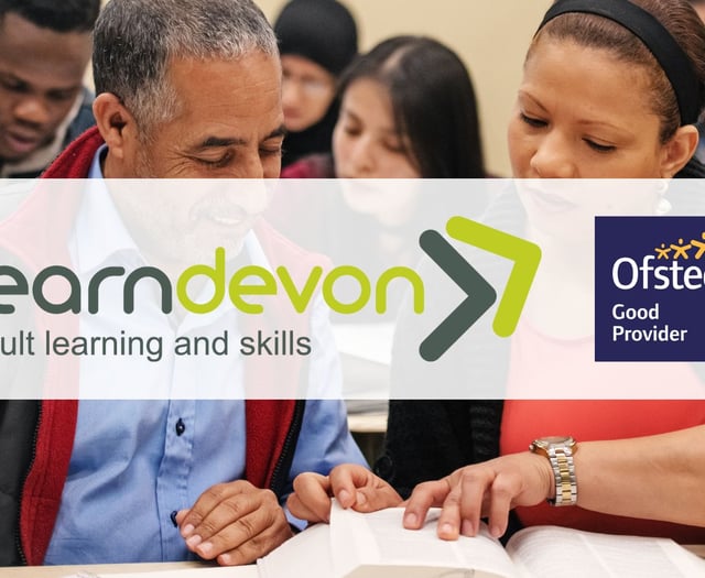 Learn Devon praised by Ofsted for helping learners grow in confidence

