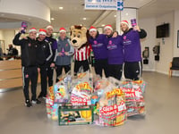 Youngsters in hospital treated to visit from Exeter City FC players
