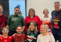 Crediton Dairy staff wore Christmas jumpers for Save the Children
