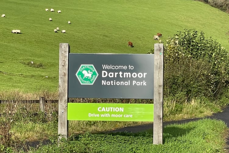 Dartmoor sign. AQ 9672