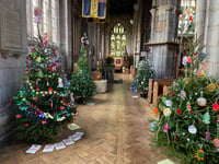 Don’t miss Crediton Parish Church Christmas Tree Festival
