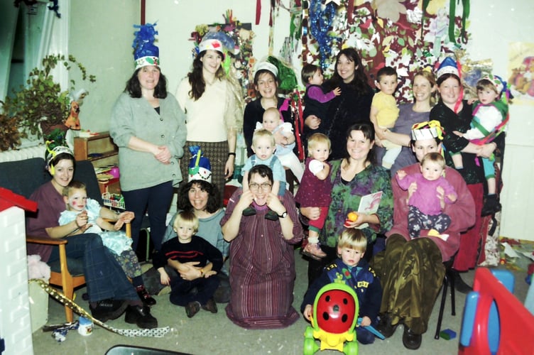 Crediton Family Centre Christmas Party, pictured in December 1998. DSC01636