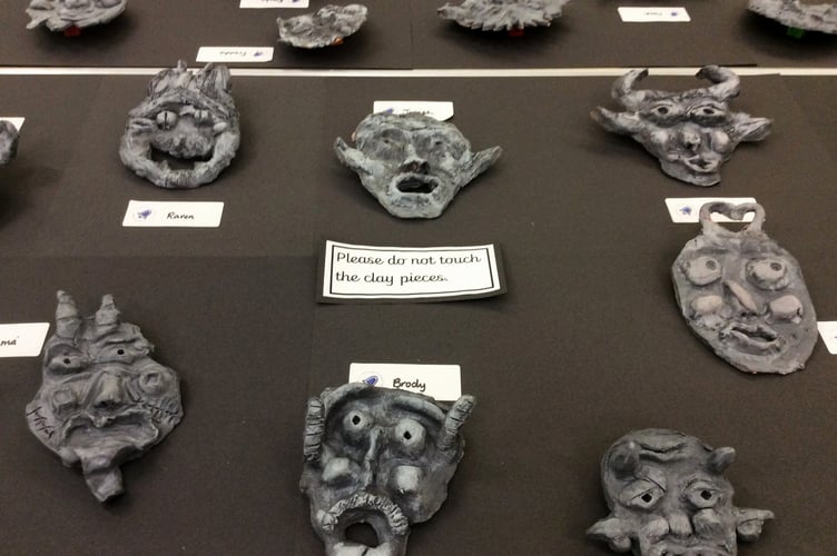 Photos from the recent art exhibition held at Bow Community Primary School.