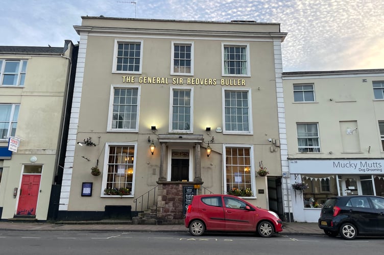 The General Sir Redvers Buller pub is to re-open for drinks on Tuesday, December 19. AQ 8892