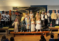 ‘Born in a Barn’ nativity staged at Cheriton Fitzpaine Primary School
