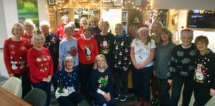 Various trophies presented to Ladies at Downes Crediton Golf Club