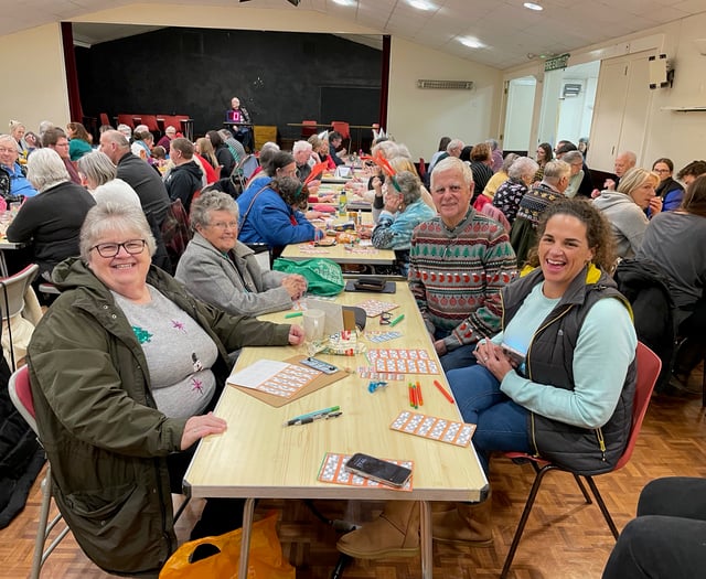 Sandford Parish Hall Christmas bingo raised £524