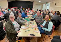 Christmas Bingo raised bumper amount for Sandford Parish Hall
