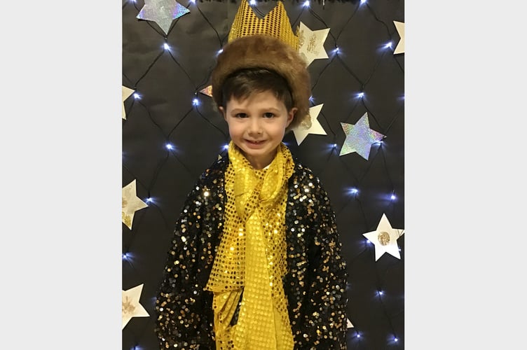 Some of the children who took part in Chulmleigh Primary School nativity.