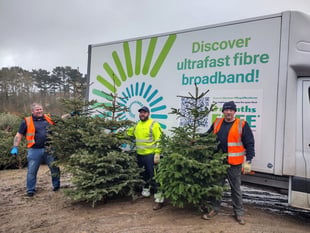 Crediton residents urged to recycle Christmas tree to support hospice
