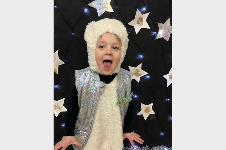 Some of the children who took part in Chulmleigh Primary School nativity.

