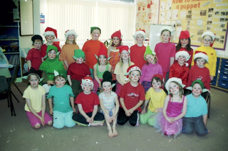 Copplestone Primary School Christmas play in December 2002. DSC00422