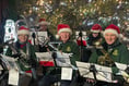 Hundreds of people attended Crediton Town Band ‘Carols in the Square’
