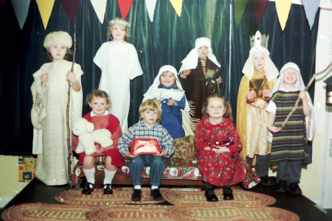 An image from Crediton Prep School (Searle Street) Nativity play in December 2002.  DSC00301
