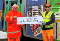 A big thank you to Mid Devon's recyclers
