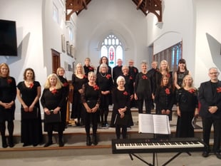 Crediton Singers Concert raised £300 for Prostate Cancer Research
